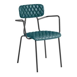 Zap KARA Armchair Diamond Stitched - Vintage Teal ZA.151250C